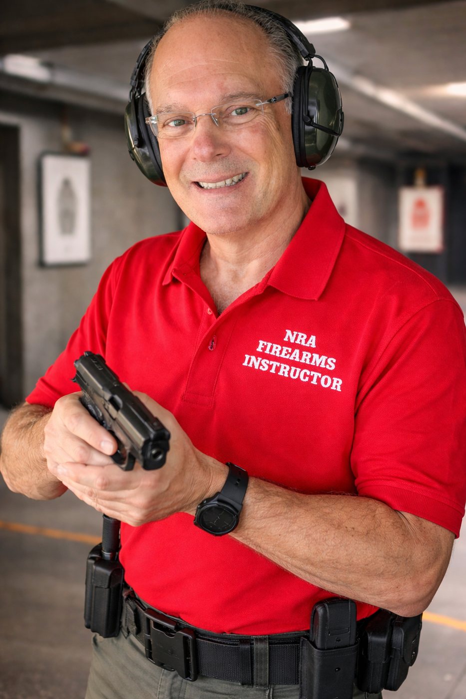 Portrait of NRA certified firearms instructor Dan Ribacoff